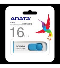 ADATA C008/16GB 16GB USB2.0 Classic (White + Blue) Flash Bellek